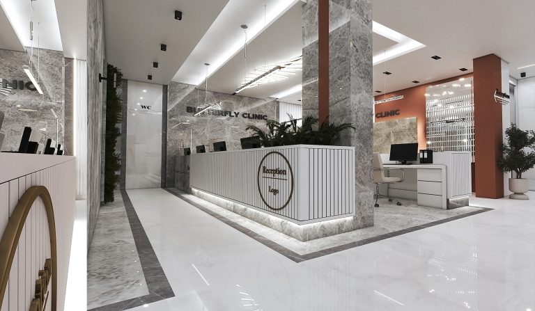 Interior design of Engineer Jalil's clinic.