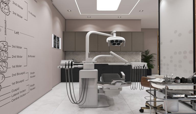 Interior design of Engineer Jalil's clinic.