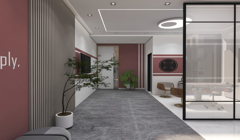 Interior design of Engineer Jalil's clinic.