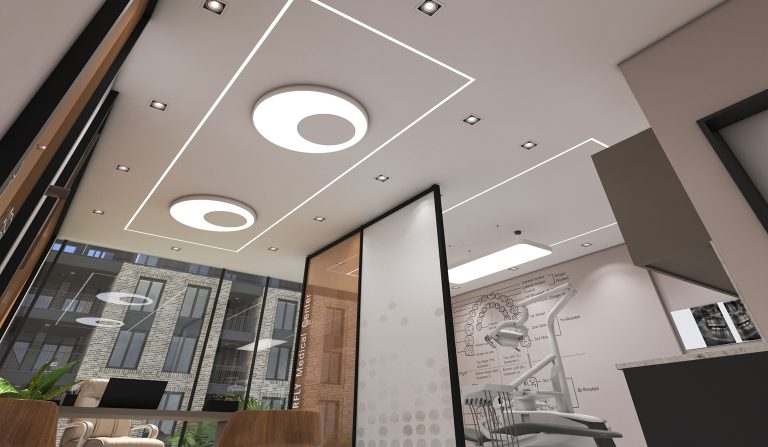 Interior design of Engineer Jalil's clinic.