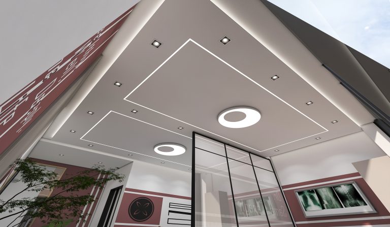 Interior design of Engineer Jalil's clinic.