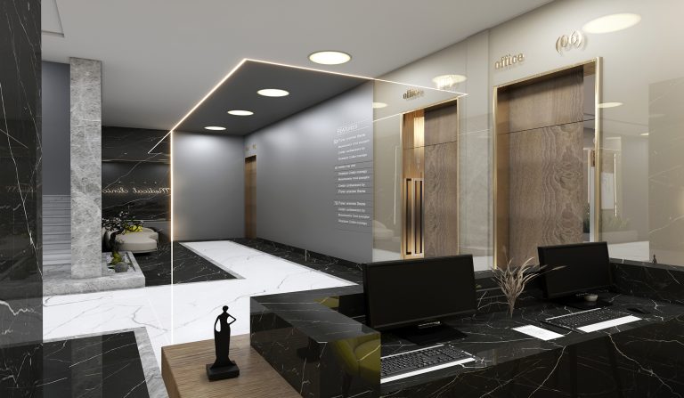 Interior design of Mr. Ahmadi's clinic."