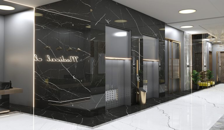 Interior design of Mr. Ahmadi's clinic."