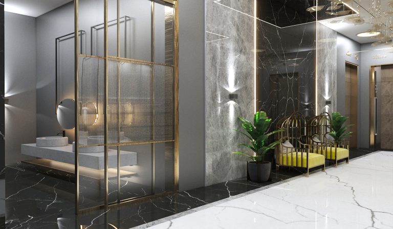 Interior design of Mr. Ahmadi's clinic."