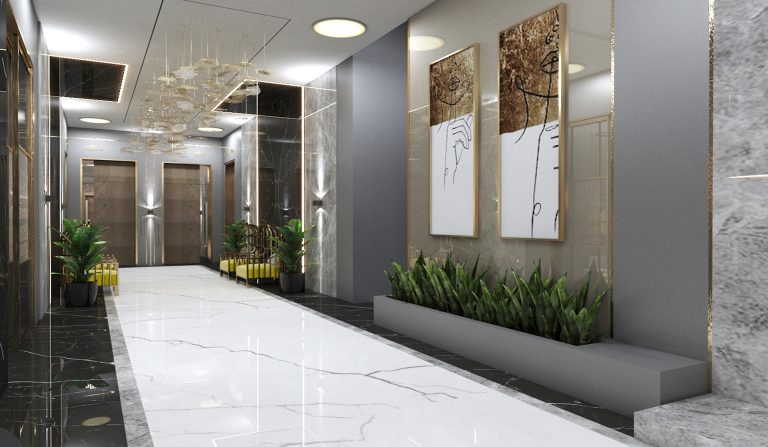 Interior design of Mr. Ahmadi's clinic."