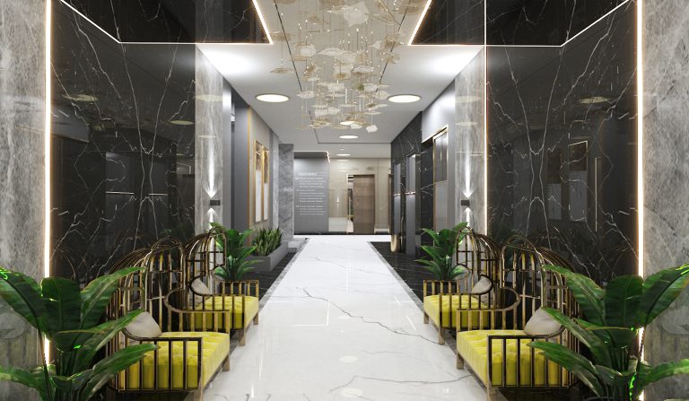 Interior design of Mr. Ahmadi's clinic."