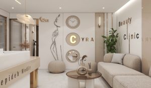 Interior design of Dr. Nafasi's beauty clinic