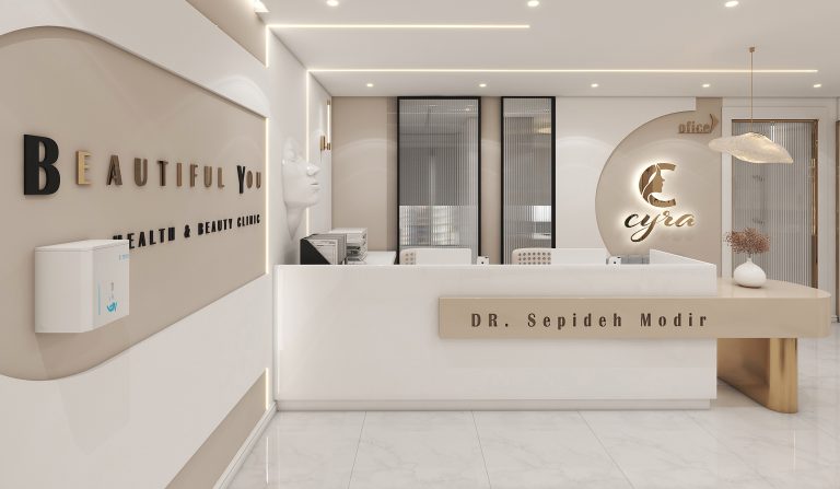 Interior design of Dr. Nafasi's beauty clinic