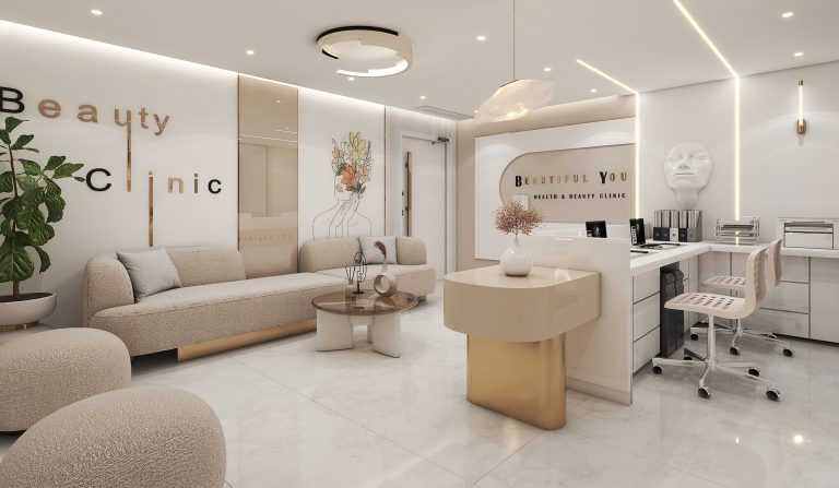 Interior design of Dr. Nafasi's beauty clinic