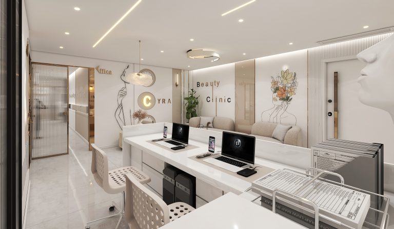 Interior design of Dr. Nafasi's beauty clinic