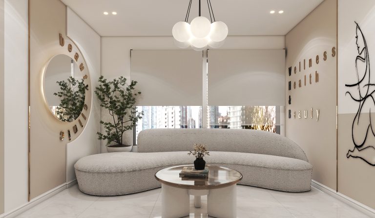 Interior design of Dr. Nafasi's beauty clinic