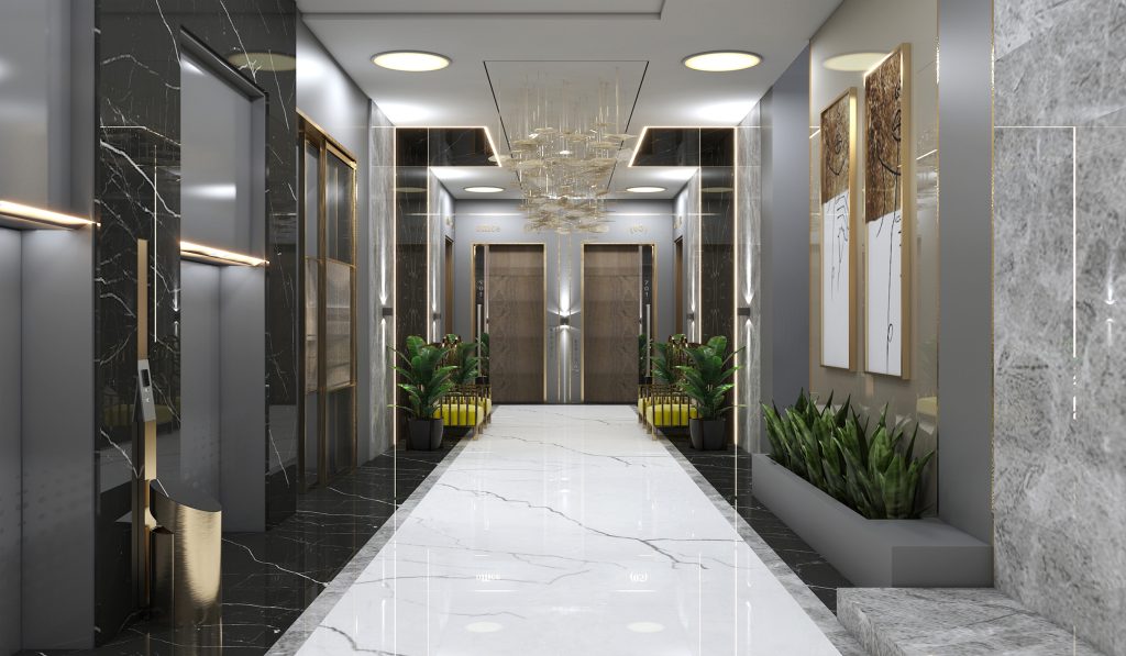 Interior design of Mr. Ahmadi's clinic."