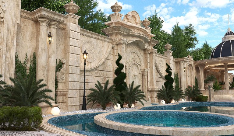 Mr.Pouramin's landscaping design.