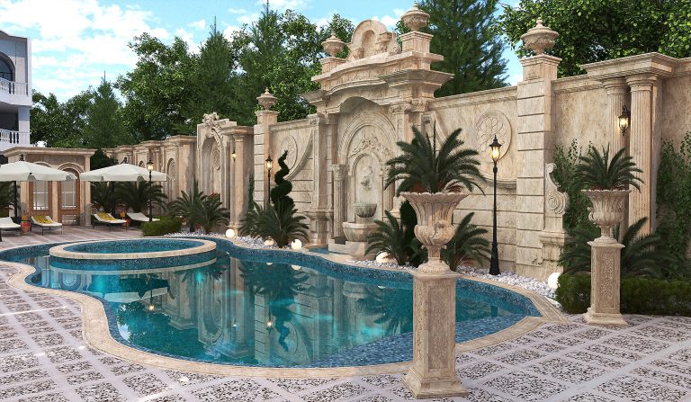 Mr.Pouramin's landscaping design.