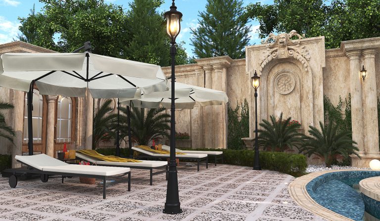 Mr.Pouramin's landscaping design.