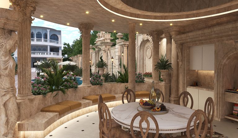 Mr.Pouramin's landscaping design.