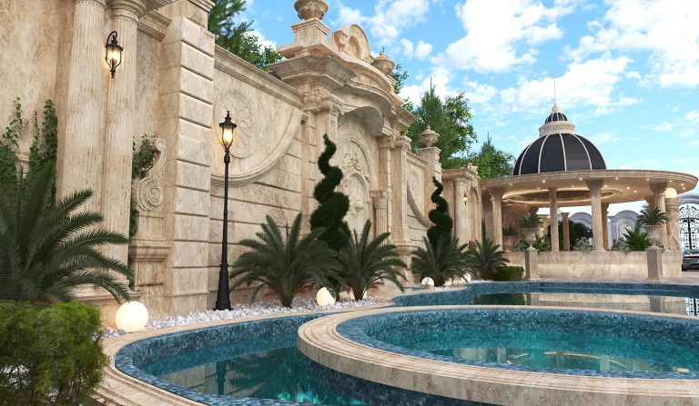 Mr.Pouramin's landscaping design.