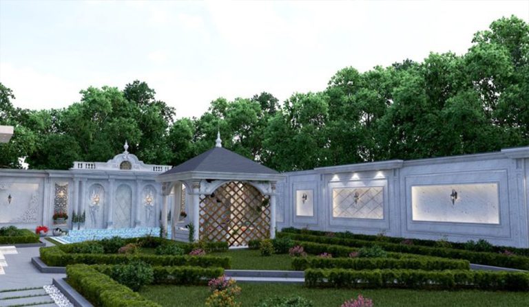 "Mr. Afshari's landscaping design