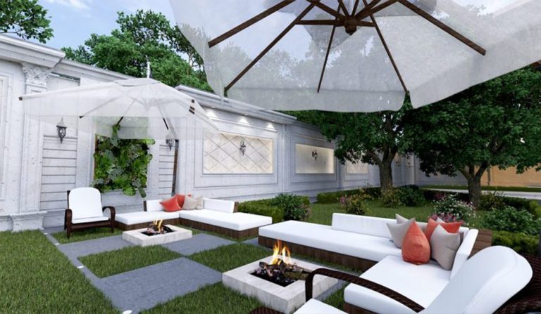 "Mr. Afshari's landscaping design