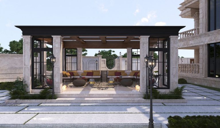 Facade and landscaping design for Mr. Kamalzadeh