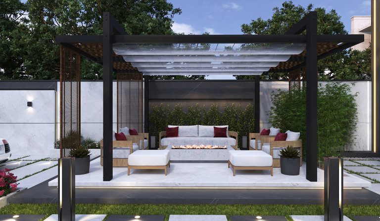 Facade and landscape design of Mr. Dehyadgari