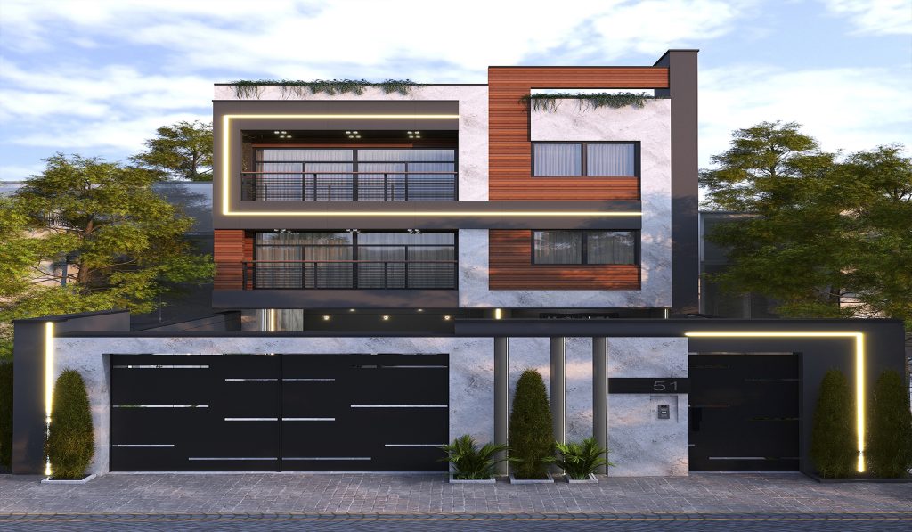 Mr. Khaleghinia's facade design.