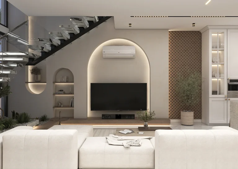 Designing a reception hall with MDF materials, Knauf, decorative panels, and Nürkhati.