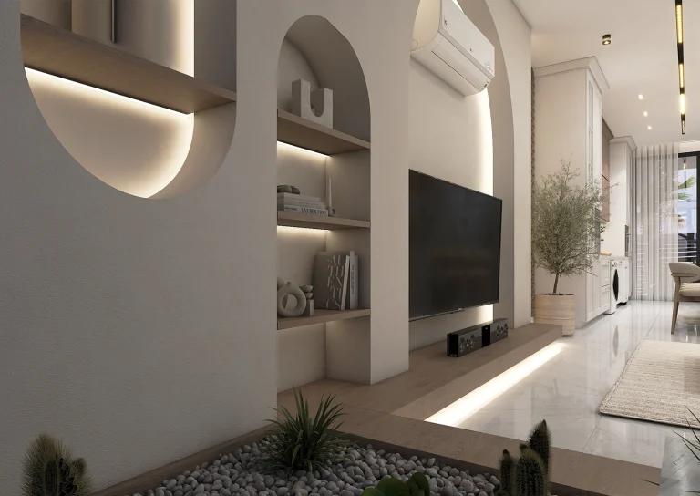 Designing a reception hall with materials _ decorative panels _ Knauf _ Noorkhati _ MDF