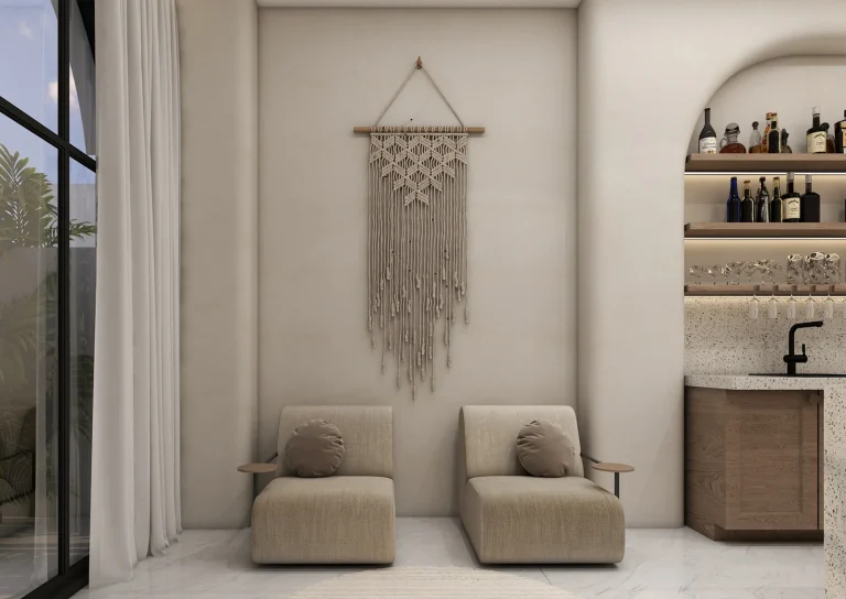 Designing a reception hall with materials _ Knauf_ Noorkhati