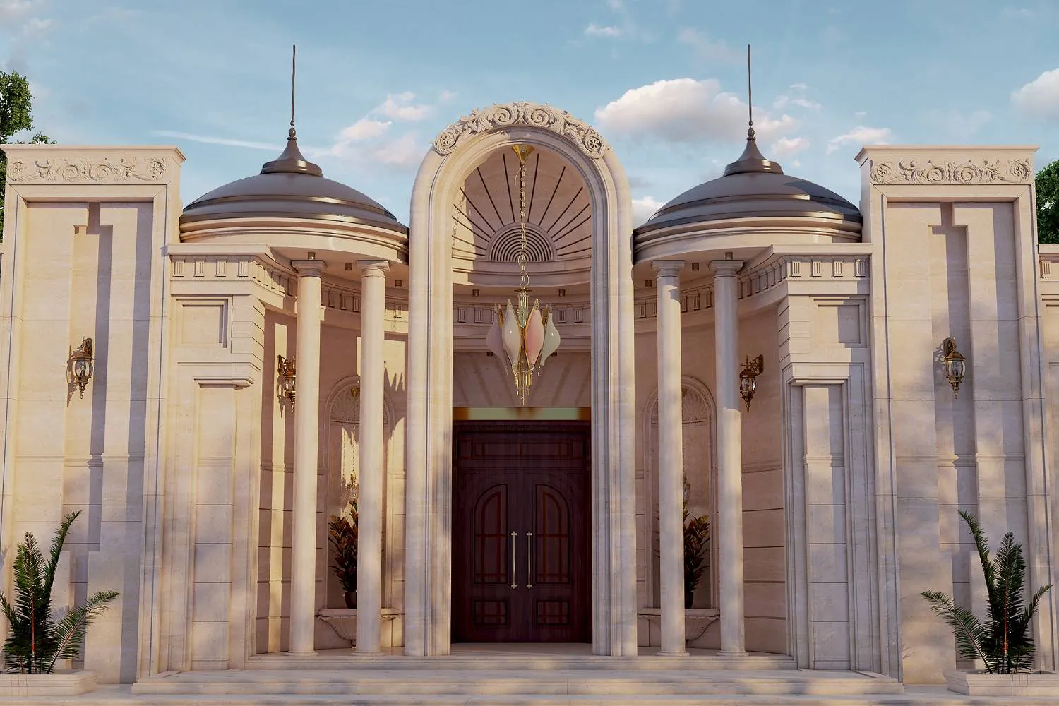 طراحی سر در و محوطه