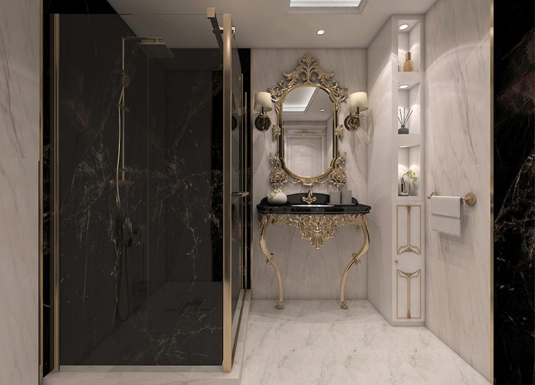 طراحی داخلی سرویس بهداشتی