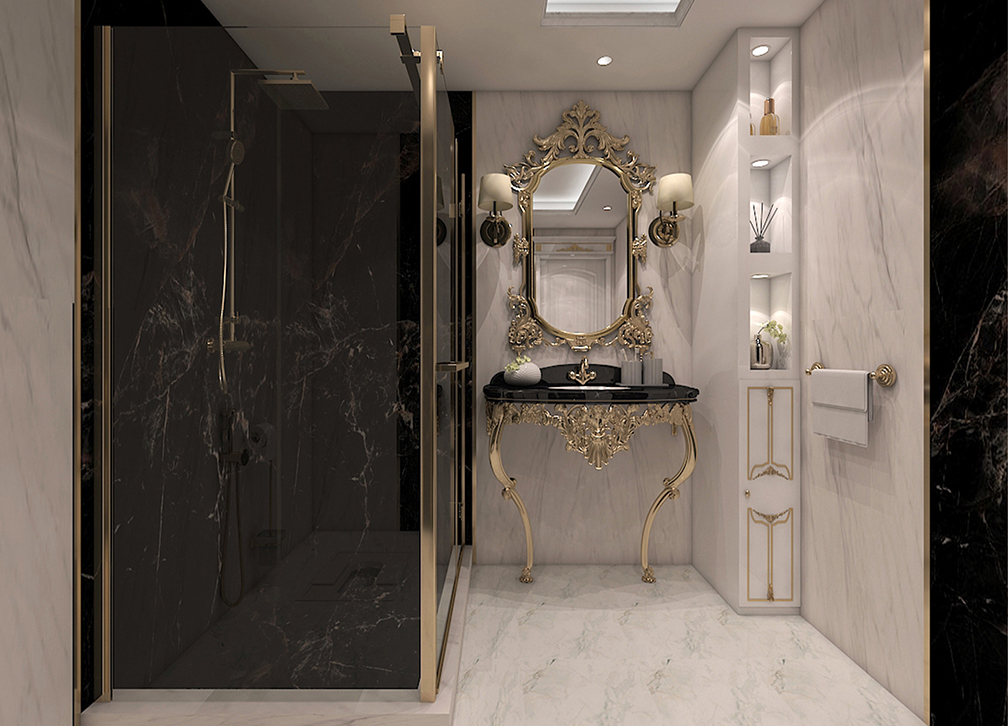 طراحی داخلی سرویس بهداشتی