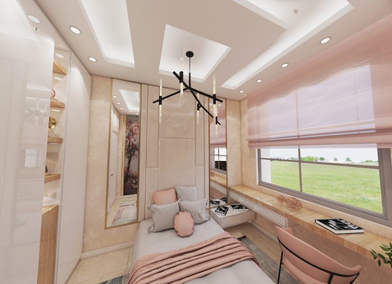 طراحی اتاق خواب دختر