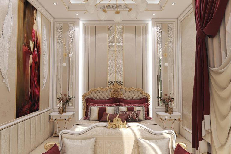 طراحی داخلی اتاق مستر