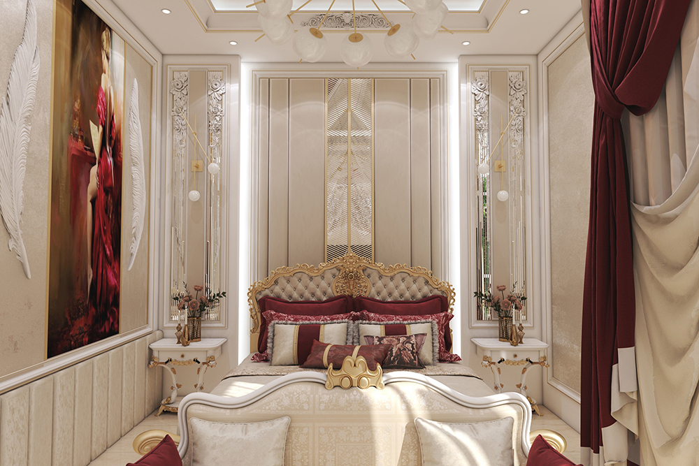 طراحی داخلی اتاق مستر