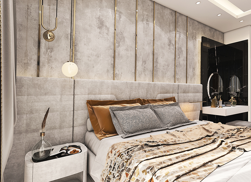 طراحی اتاق خواب طبقه همکف