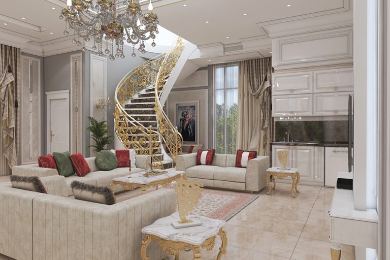 طراحی داخلی سالن پذیرایی