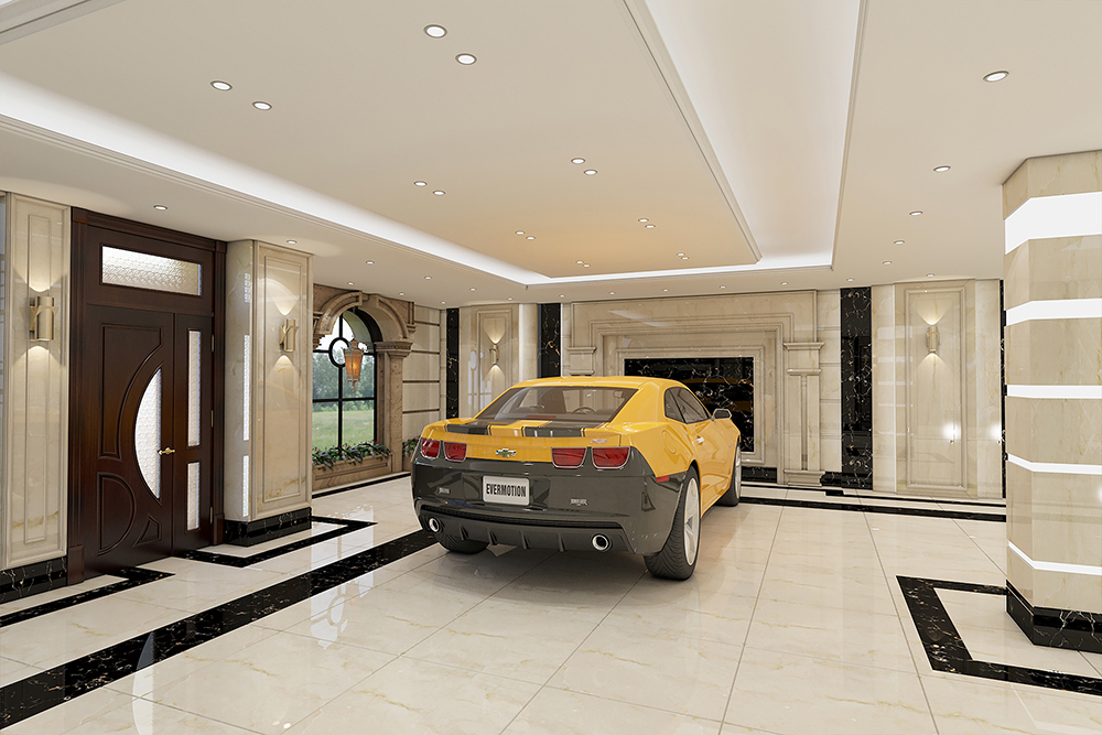 طراحی داخلی پارکینگ