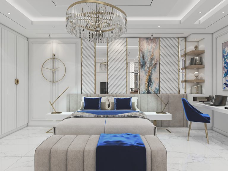 طراحی اتاق خواب طبقه همکف