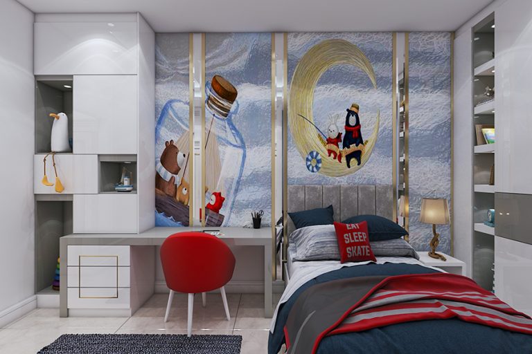 طراحی داخلی اتاق پسر