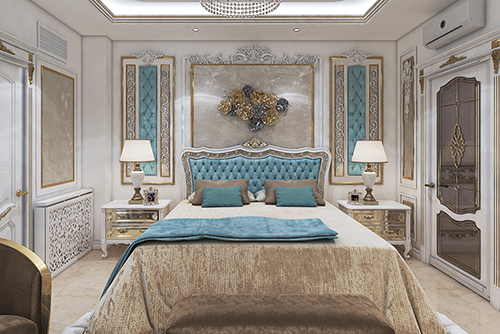 طراحی داخلی اتاق مستر