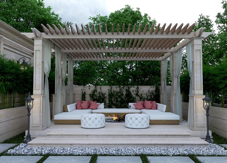 طراحی داخلی روف گاردن