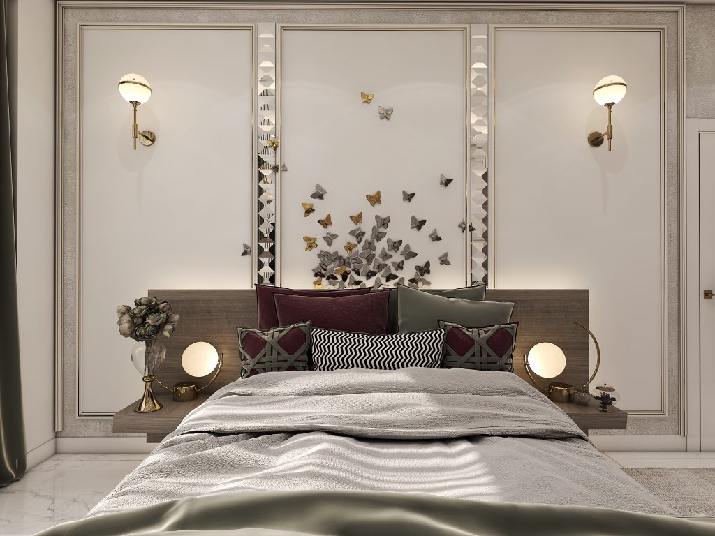 طراحی اتاق خواب طبقه همکف