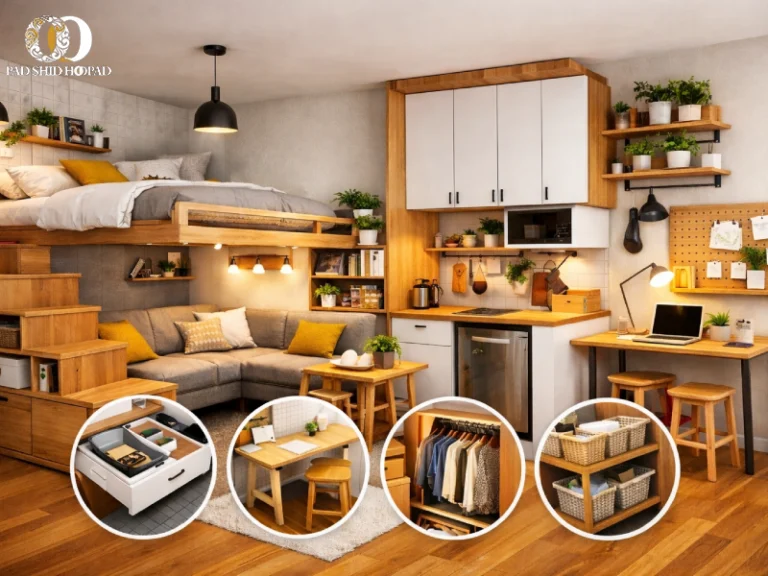 ۷ ترفند ساده برای طراحی خانه کوچک با بیشترین کارایی