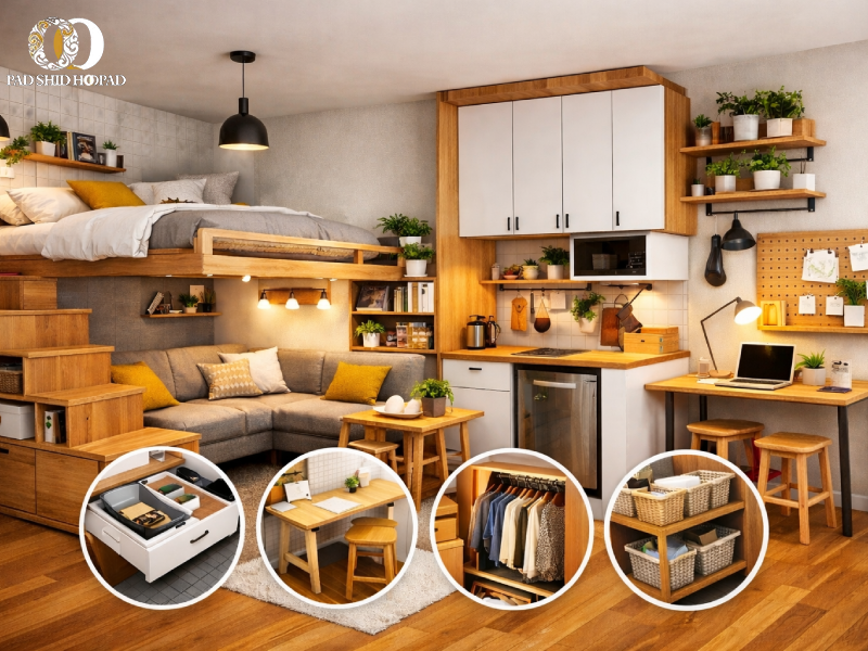 ۷ ترفند ساده برای طراحی خانه کوچک با بیشترین کارایی