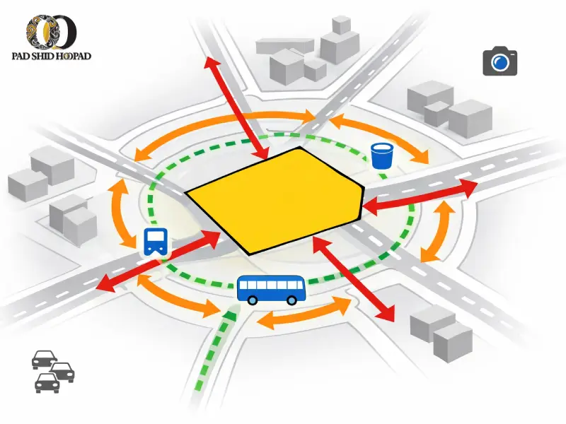 بررسی موقعیت و دسترسی‌ها