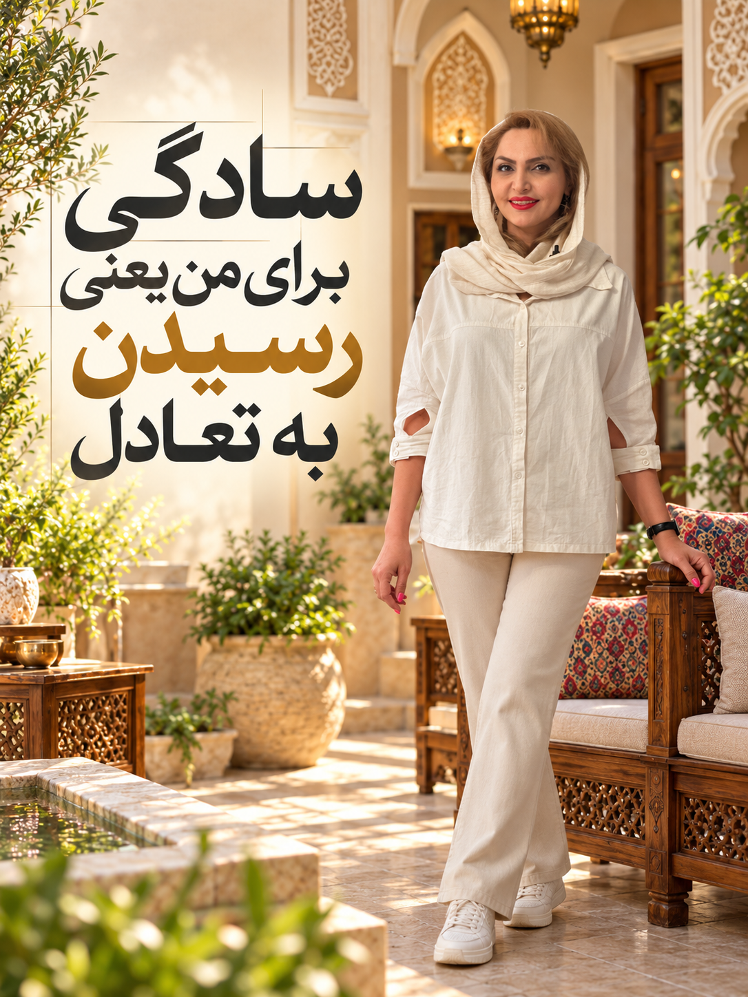 سادگی برای من یعنی رسیدن به تعادل