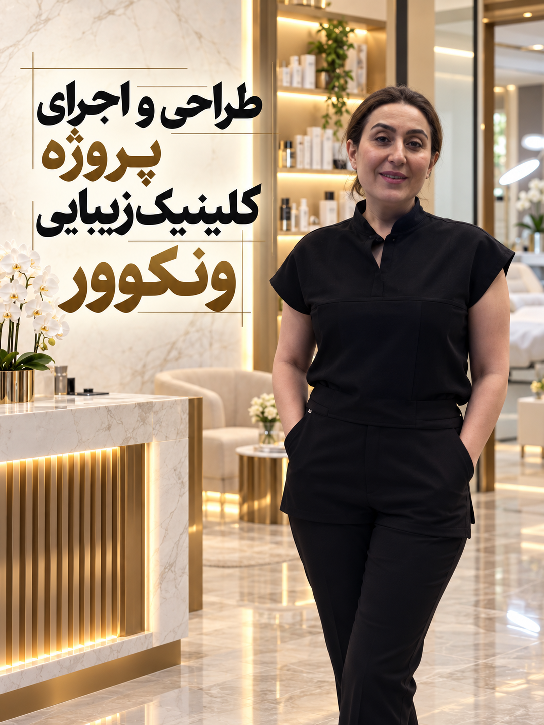 طراحی و اجرای پروژه کلینیک زیبایی ونکوور