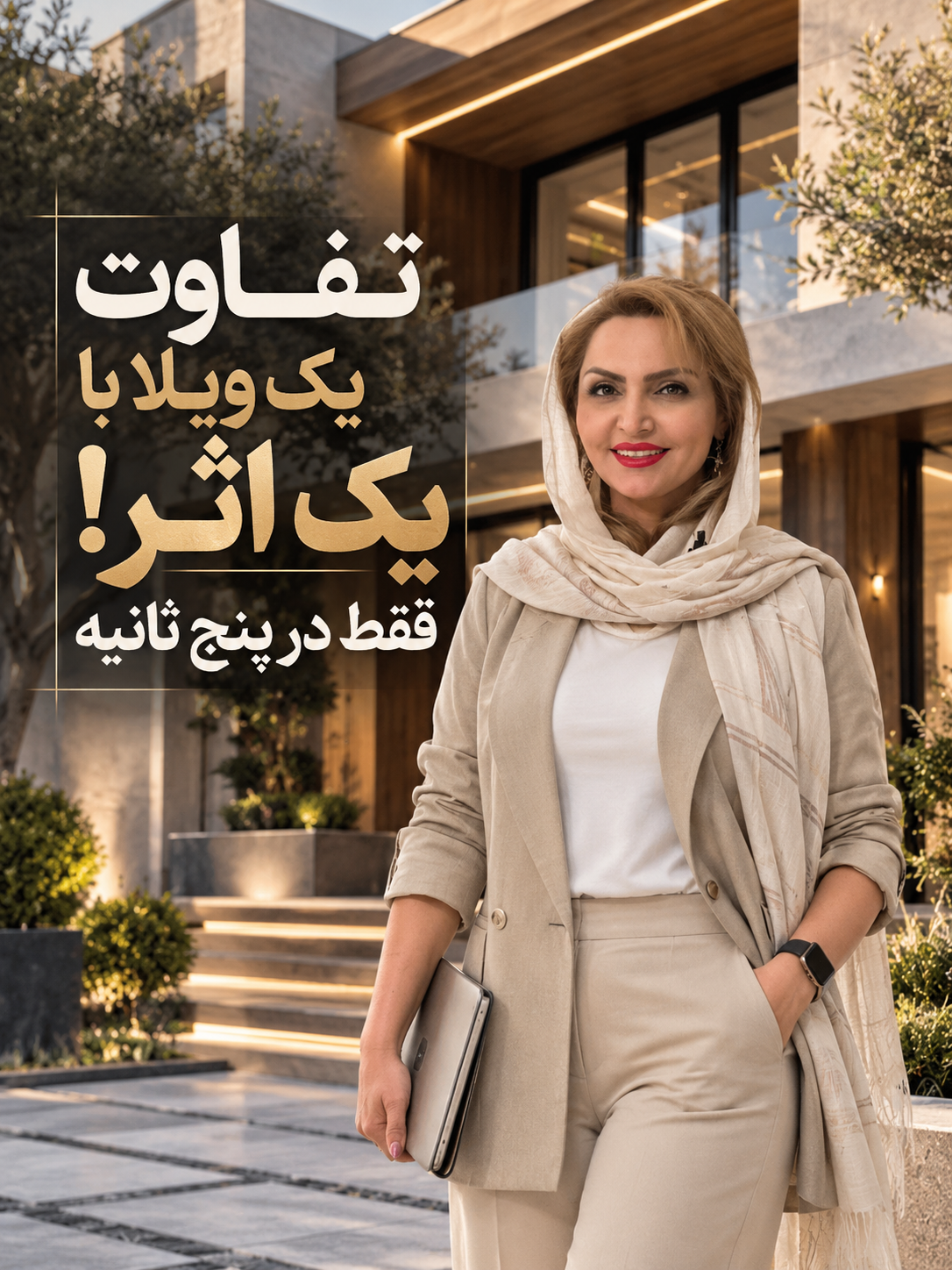 تفاوت یک ویلا با یک اثر! فقط در پنج ثانیه