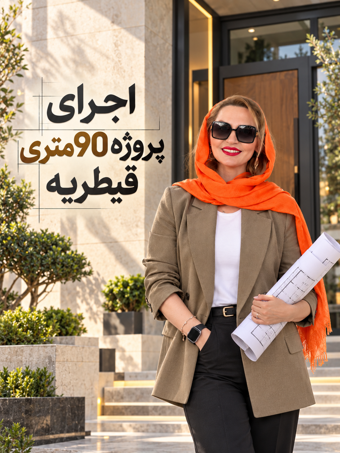 اجرای پروژه 90 متری قیطریه